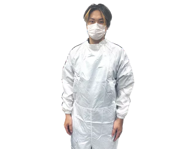 百級斜開網格無塵衣